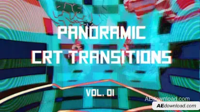 CRT Panoramic Transitions Vol. 01 Elements template preview