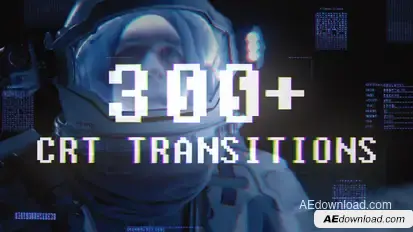 CRT Transitions Elements template preview
