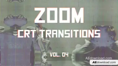 CRT Zoom Transitions Vol. 04 Elements template preview
