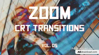 CRT Zoom Transitions Vol. 05 Elements template preview