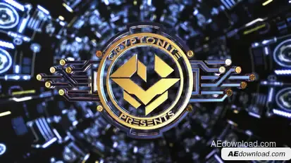 Crypto coins Logo Reveal Openers template preview