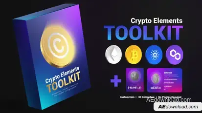 Crypto Elements Toolkit Elements template preview