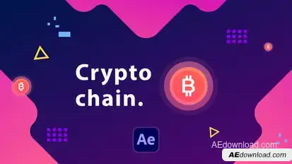 Cryptochain Corporate Slideshow | After Effects Video Displays template preview