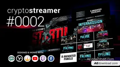 CryptoStreamer #0002 broadcast-packages template preview