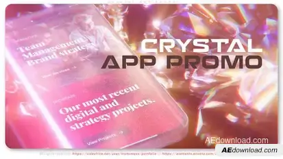 Crystal App Promo Product Promo template preview