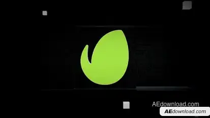 Cube Black Logo Reveal Logo Stings template preview