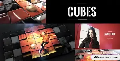 Videohive Cubes 11420742 – After Effects Project Video Displays template preview