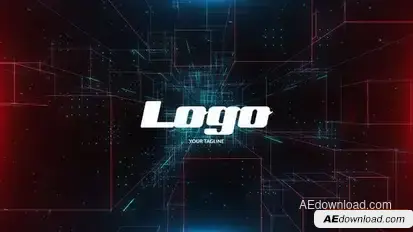 Cubic City Logo Reveal Logo Stings template preview