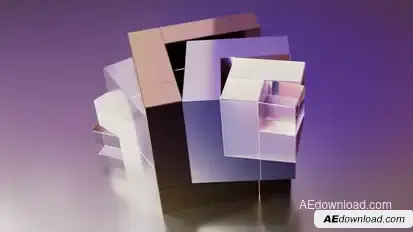 Cubic Structures Logo Stings template preview
