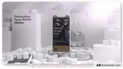 Cubical App Promo Product Promo template preview