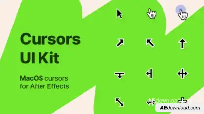 Cursors UI Kit Logo Stings template preview