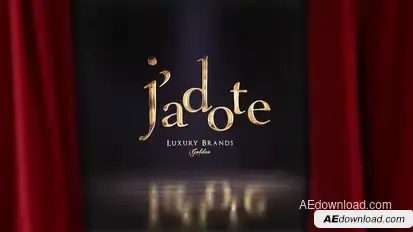 Curtain Cinema Logo Intro Reveal Video Displays template preview