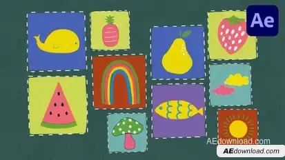 Cute Doodle | AE Elements template preview