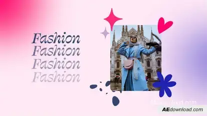Cute Fashion Promo broadcast-packages template preview