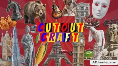 Cutout Craft Openers template preview