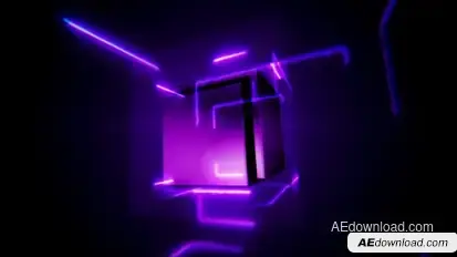 Cyber Cube Logo Reveals Logo Stings template preview