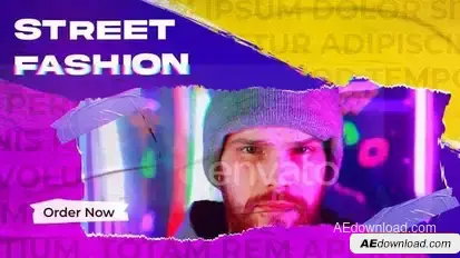 Videohive Cyber Fashion SlideShow Opener Video Displays template preview