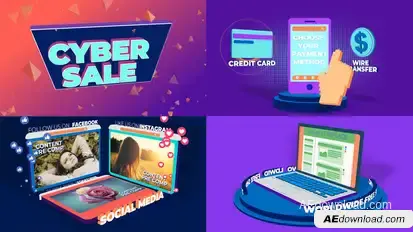 Cyber Hot Sale Product Promo template preview