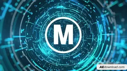 Cyber Logo Reveal Logo Stings template preview