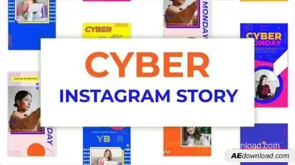 Videohive Cyber Monday Instagram stories Openers template preview