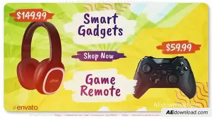 Cyber Monday Smart Gadgets Sale Product Promo template preview