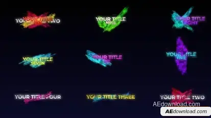 Videohive Cyber Titles Titles template preview