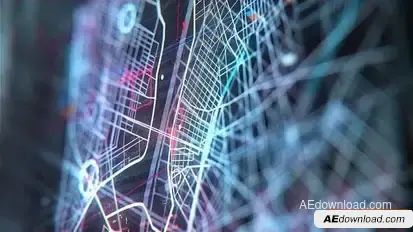 Cyberpunk Glitch Logo Reveal Logo Stings template preview