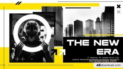 Cyberpunk Intro Openers template preview