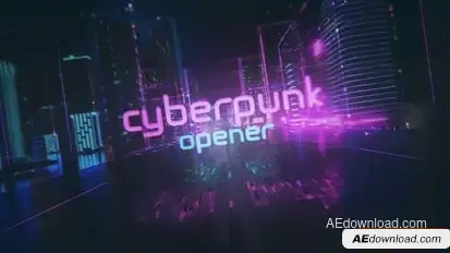 Cyberpunk Opener Openers template preview