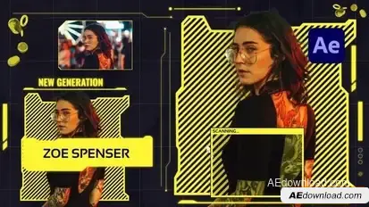 Cyberpunk Scan Openers template preview