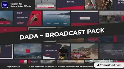 DADA - Broadcast Pack broadcast-packages template preview