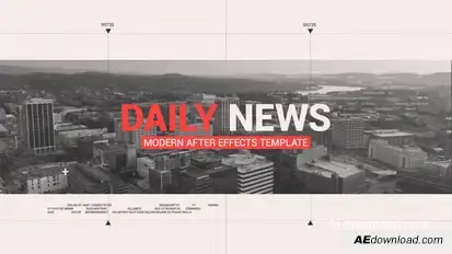 Daily News Intro broadcast-packages template preview