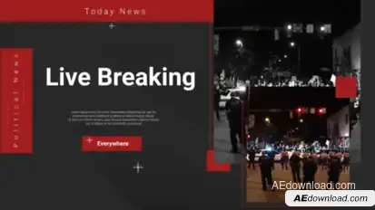 Daily News Intro broadcast-packages template preview