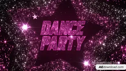 Dance Party Invitation Opener Titles template preview