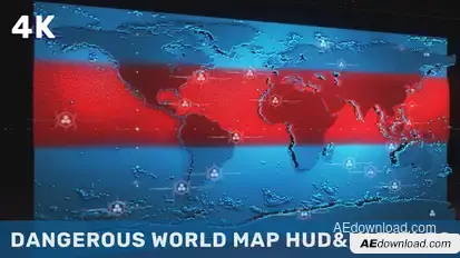 Dangerous World Map HUD UI Titles Titles template preview