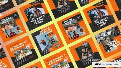 Daried Fashion Instagram Posts Product Promo template preview