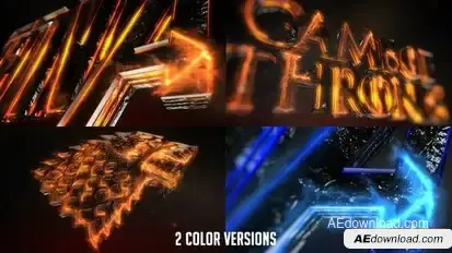 Dark Cinematic Hero Opener Openers template preview