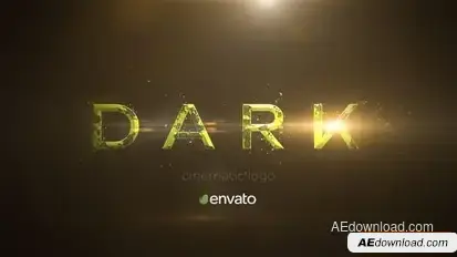 Dark Cinematic Logo Logo Stings template preview
