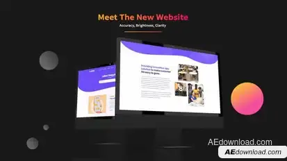 Dark Display Site Promo Product Promo template preview