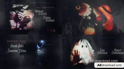 Dark Epic Watercolor Opener Openers template preview
