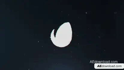 Dark Glitch Logo Logo Stings template preview