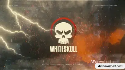 Dark Grunge Cinematic Logo Intro Logo Stings template preview
