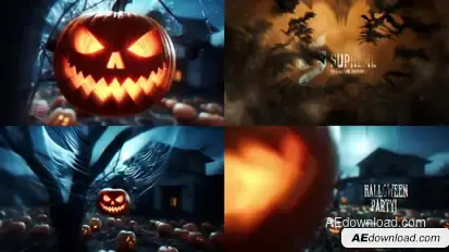 Dark Harvest Intro Logo Stings template preview