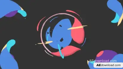 Dark Liquid Logo Logo Stings template preview