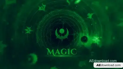 Dark Magic Logo Opener Logo Stings template preview