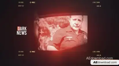 Dark News Intro Openers template preview