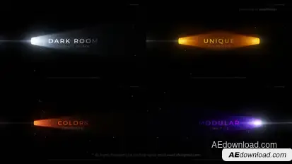 Dark Room Cinematic Opener Openers template preview