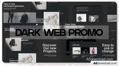 Dark Web Promo Product Promo template preview