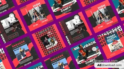 Dawn Streetwear Post Product Promo template preview