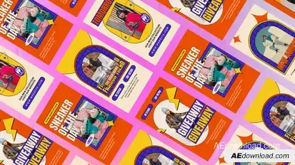 Decent Streetwear Retro Instagram Reel Product Promo template preview